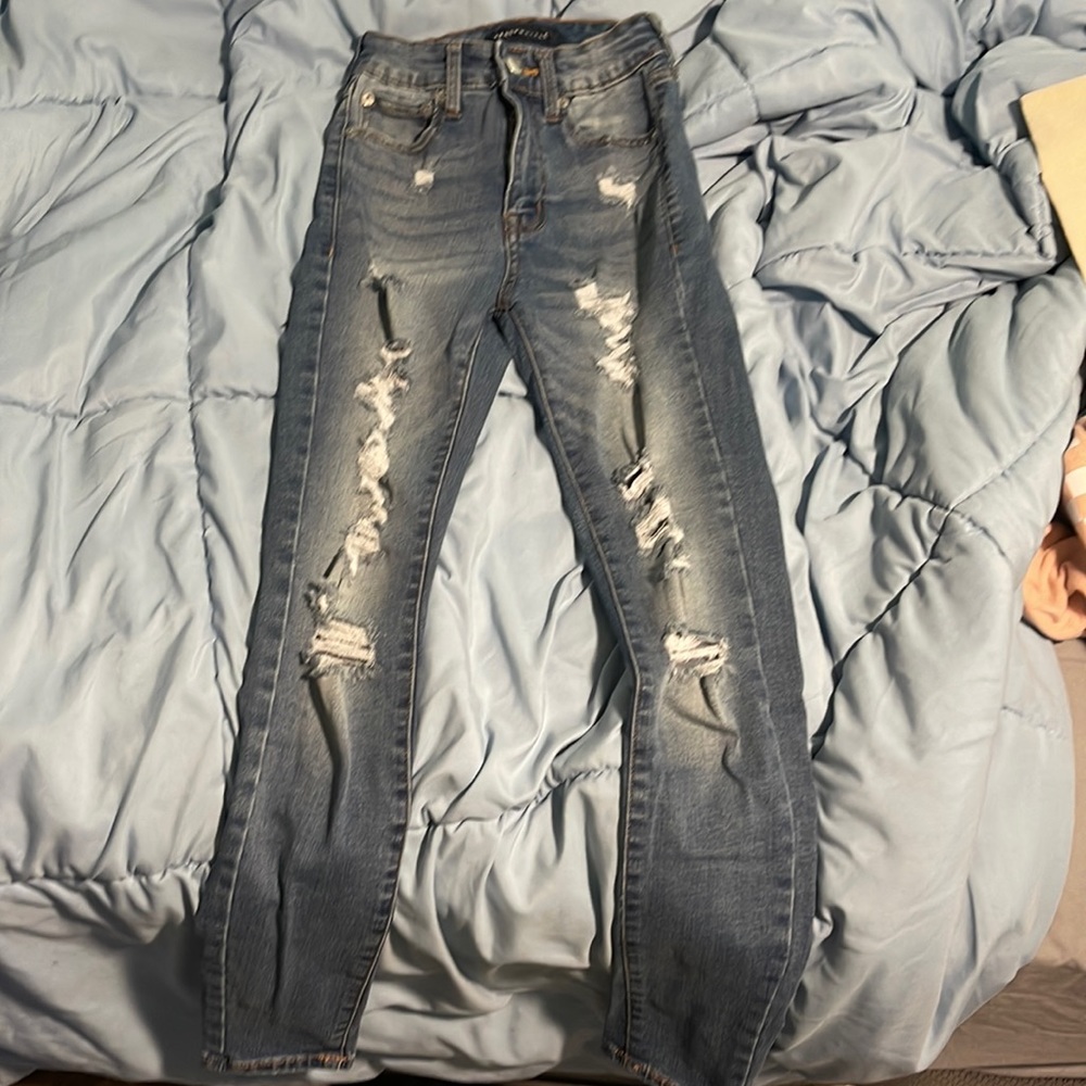 aeropostale super high rise jeggings